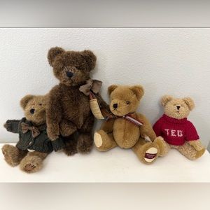 Plush Boyd’s Bears lot of 4